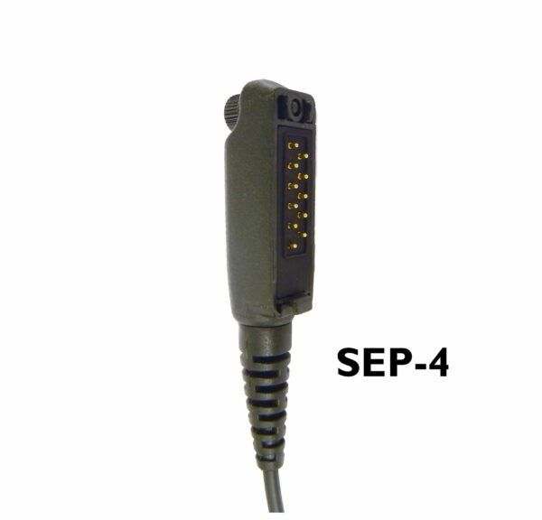 Rubber D Shape Earpiece for Tetra Sepura STP8000/9000 - Image 2